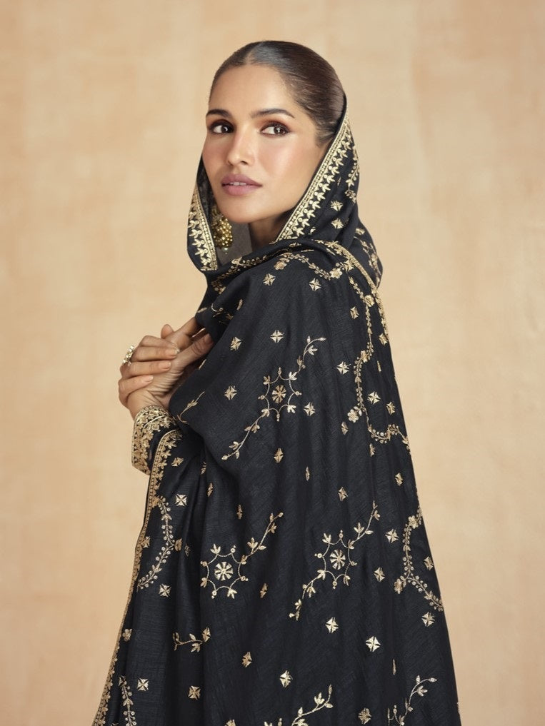 Indian Style Embroidered Stitched Maxi D.No 10101