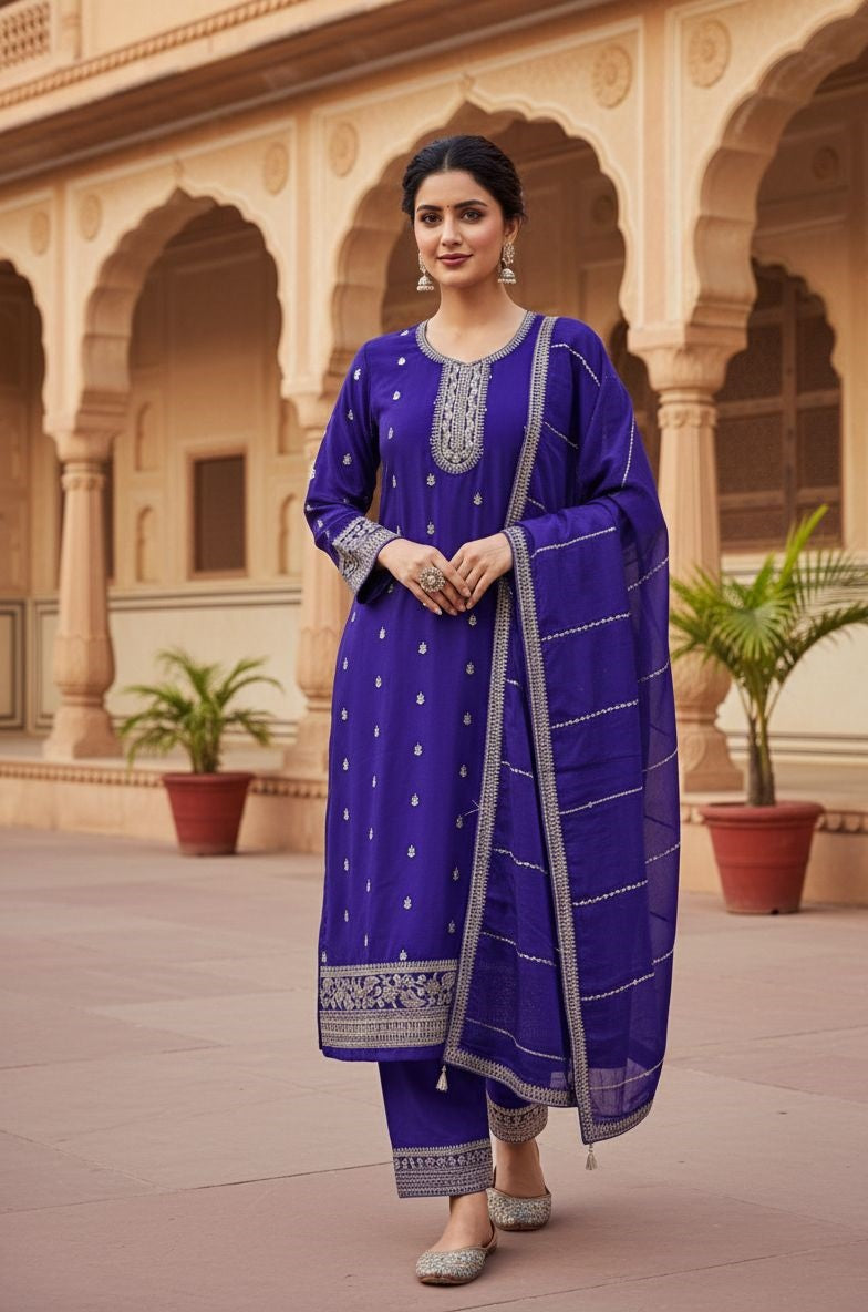 Indian Style Embroidered D.No 1119