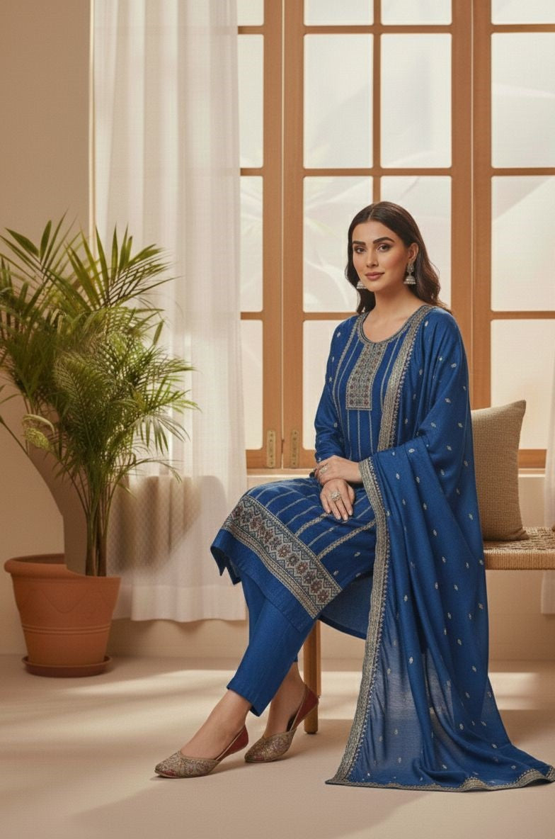 Indian Style Embroidered D.No 1117