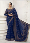 Maria B Saree Exclusive Blue SR 5013