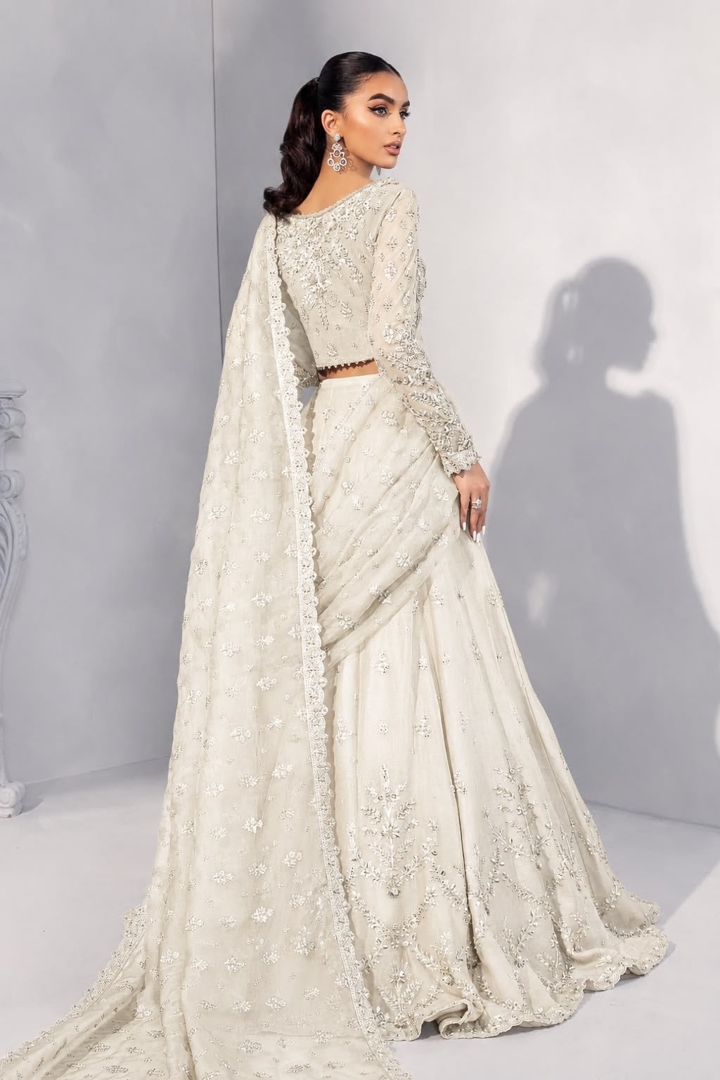 Maria B Couture Wedding Saree SR 5041o