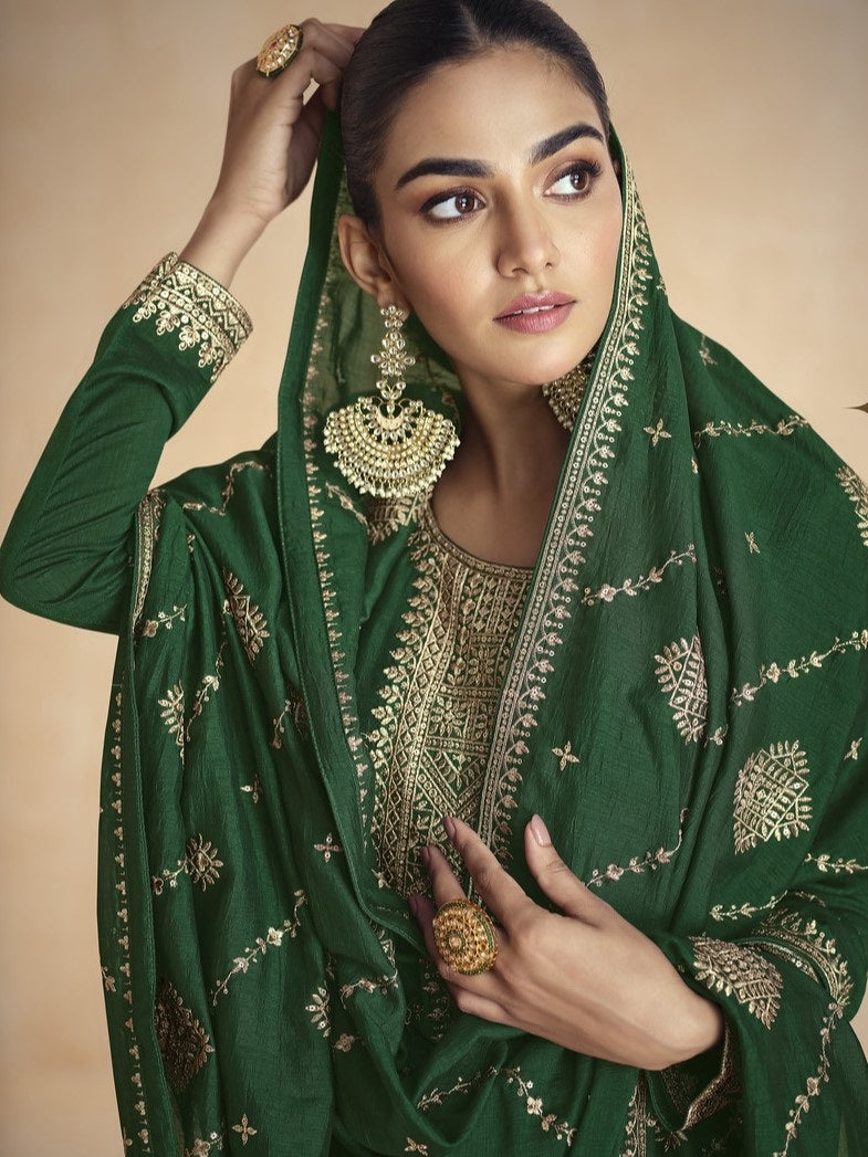 Indian Style Embroidered Stitched Maxi D.No 10100