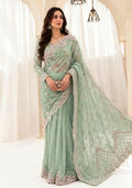 Maria B Embroidered Saree SR 5032g