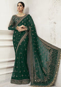 Maria B Saree Exclusive Green SR 5013