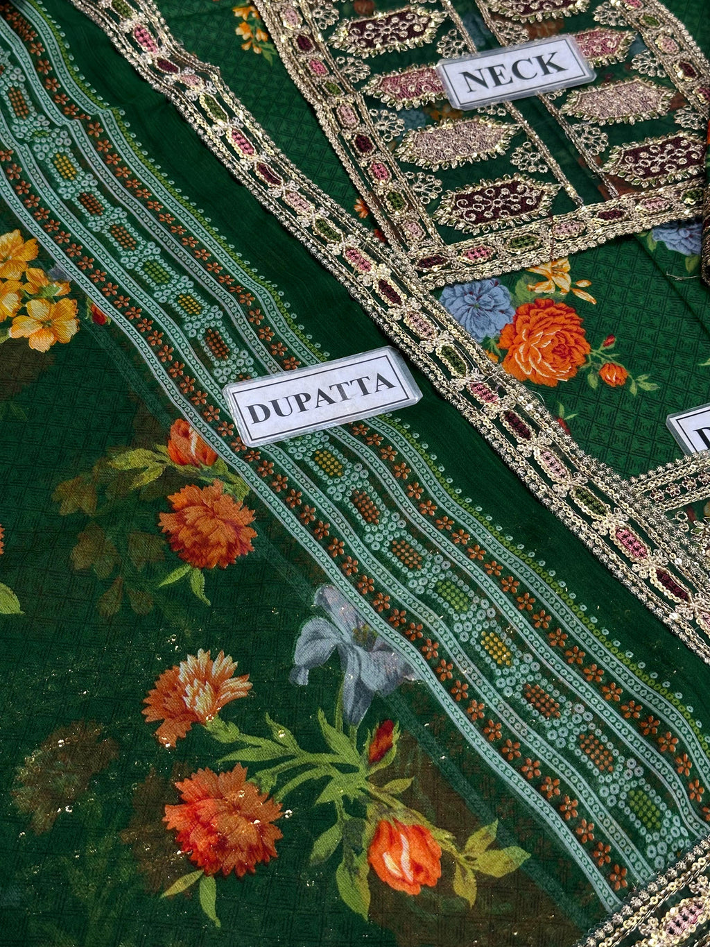 Aneela's Collection Lawn Green LS 8023