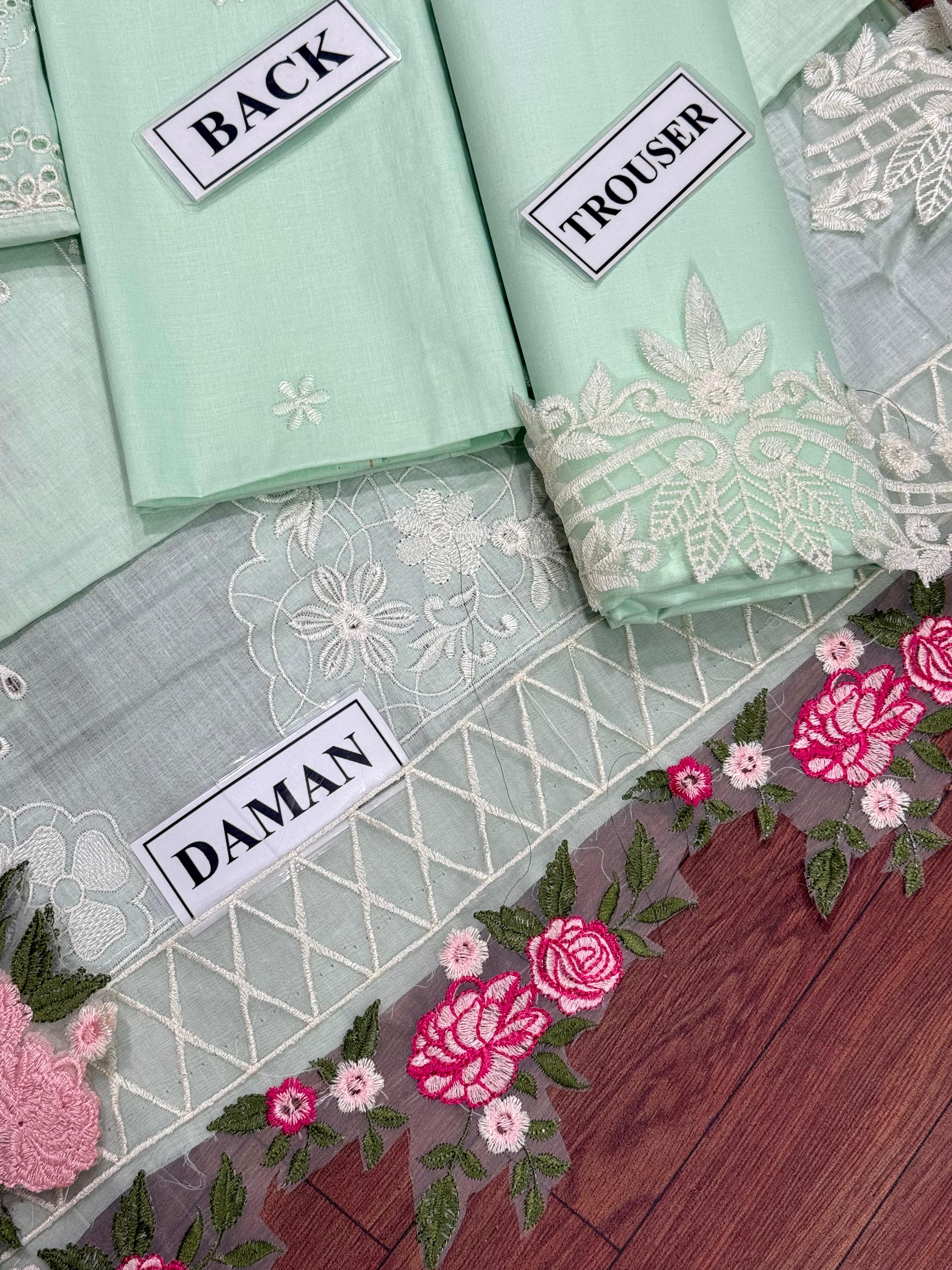 Elaf New Arrival Luxury chikankari SK 7033g