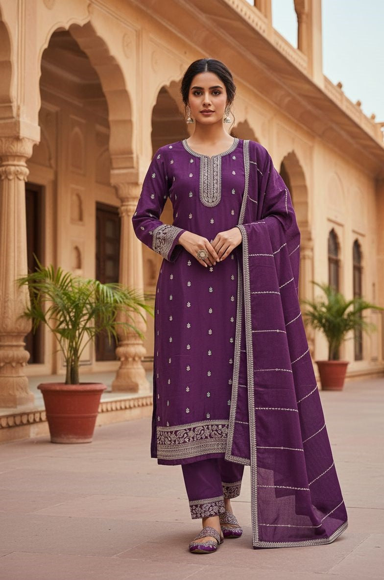 Indian Style Embroidered D.No 1119