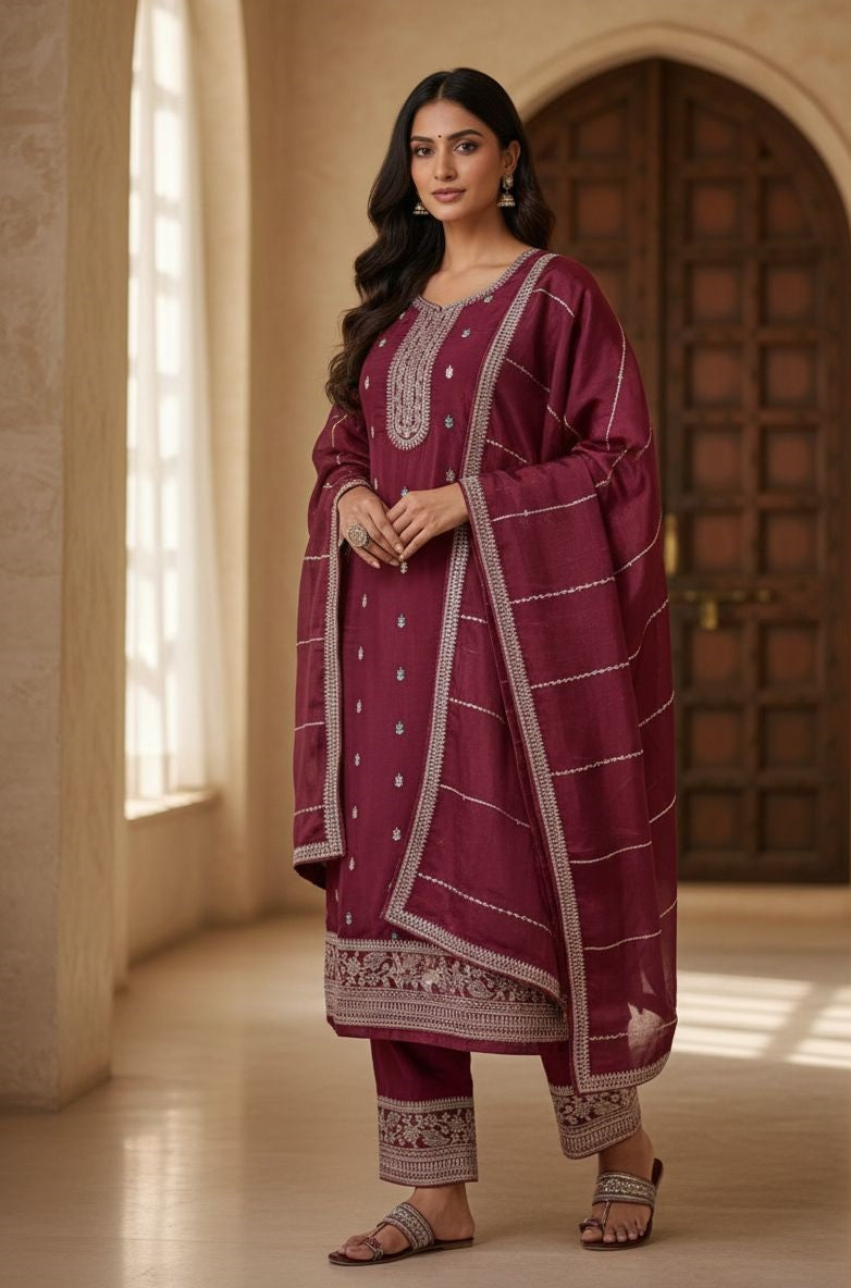 Indian Style Embroidered D.No 1119