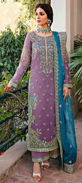 Akbar Aslam Davina Organza Embroidered SK 7050p