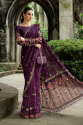 Maria.B Soiree Embroidered Chiffon Saree SR 5027