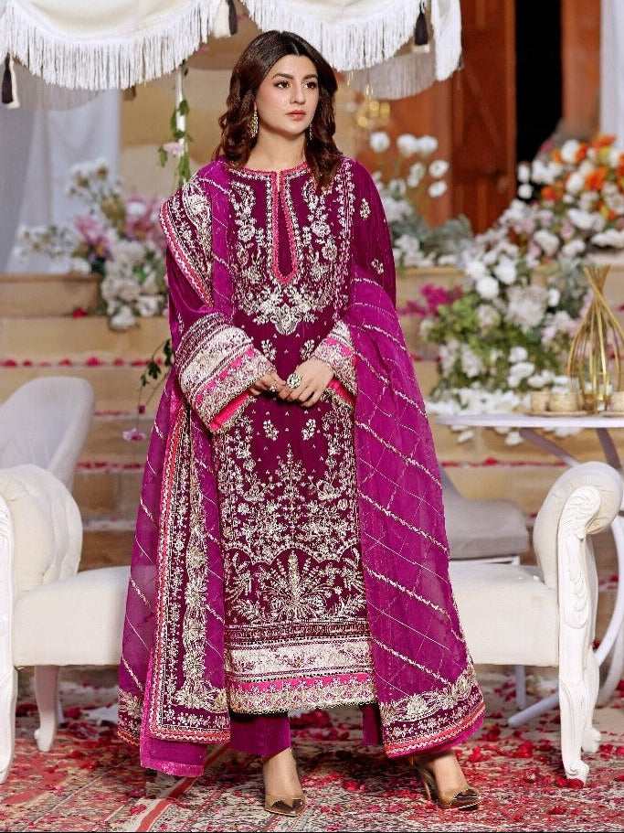 Aneela's Collection Chiffon Dress SK 7078