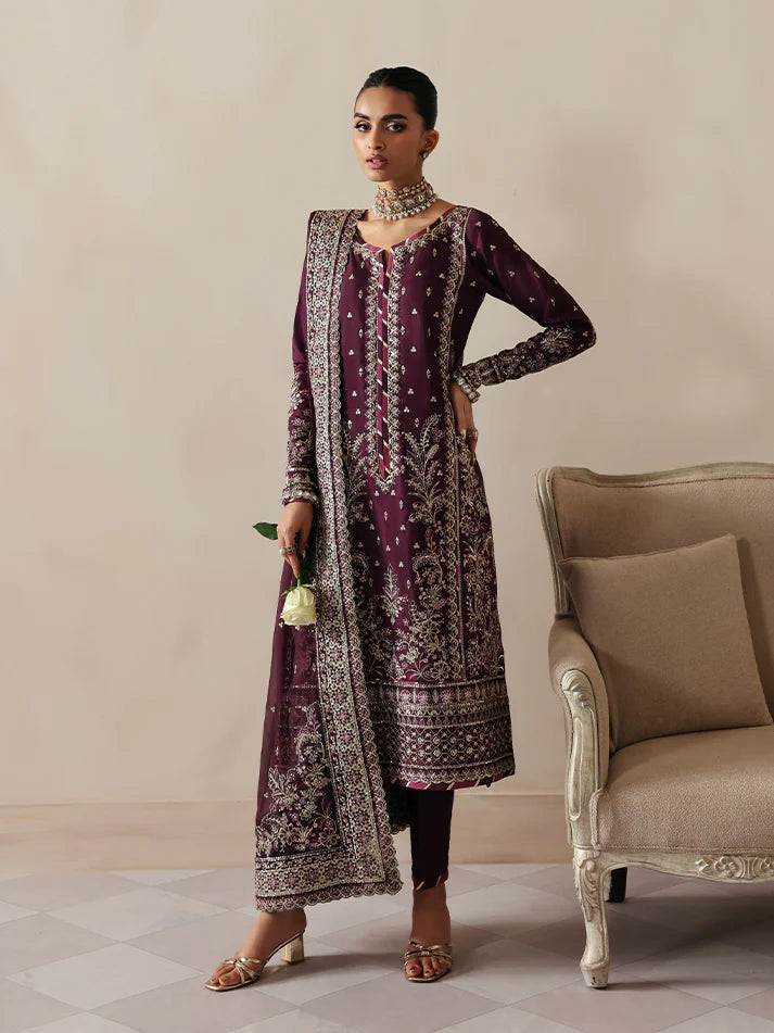 Gulaal Chiffon Embroidered Dress With Chiffon Dupatta SK 7064