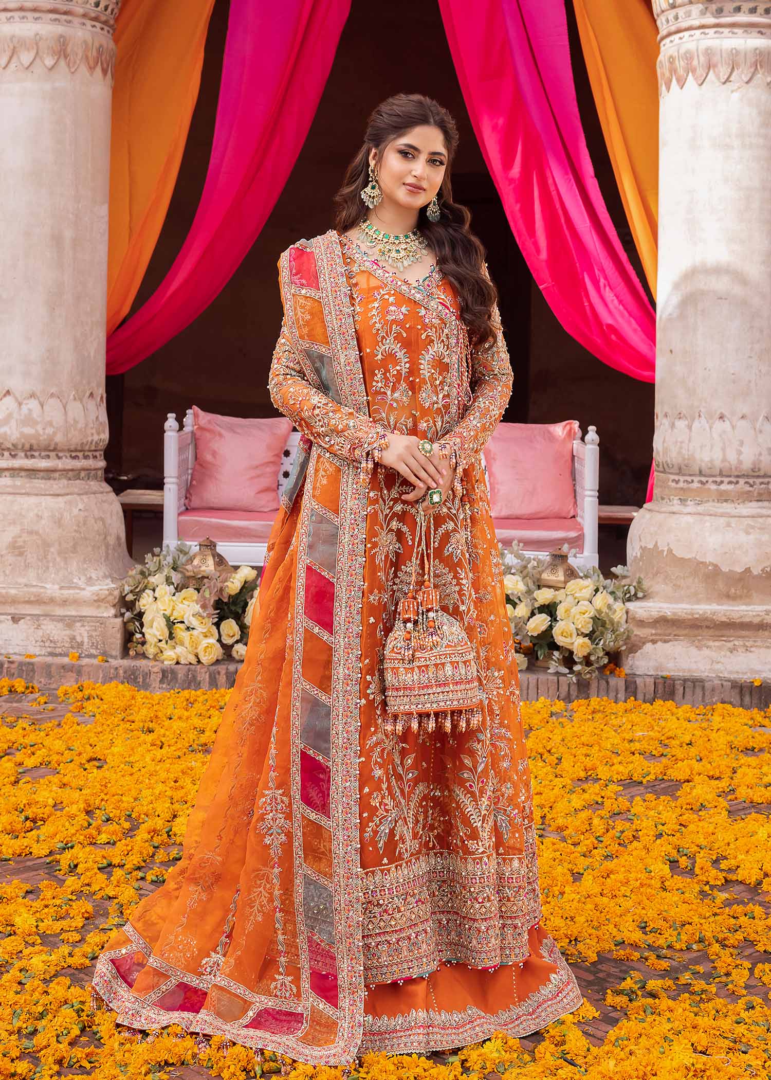Kanwal Malik Maxi SK 7085