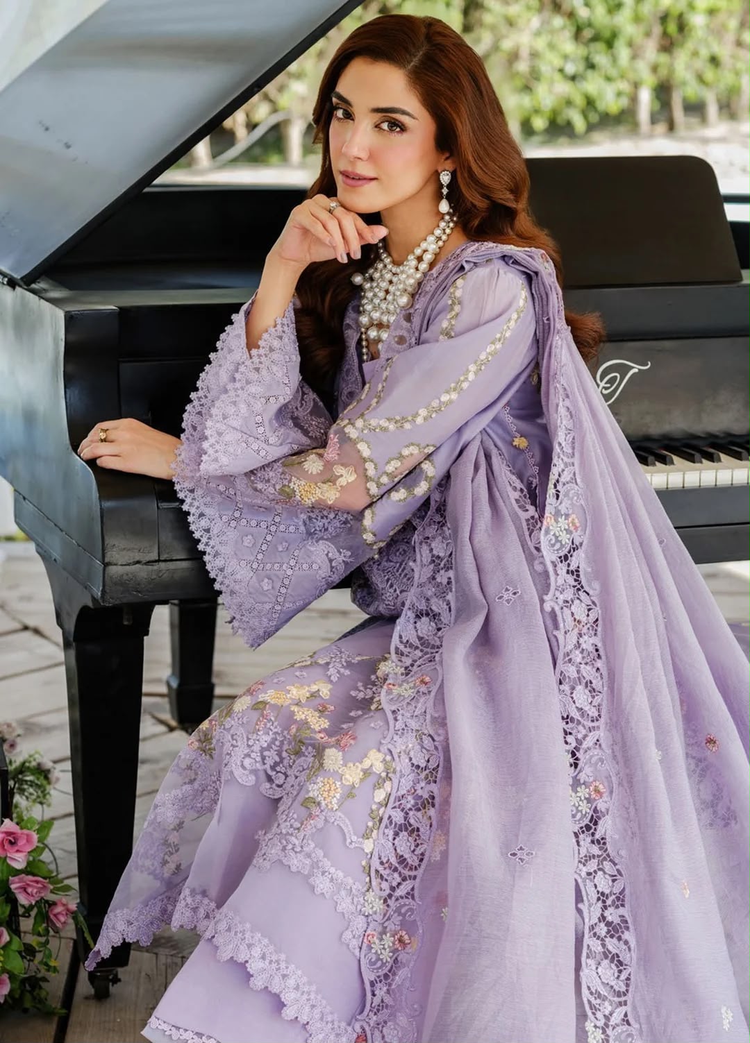 Elaf Embroidered Lawn Suit Unstitched SK