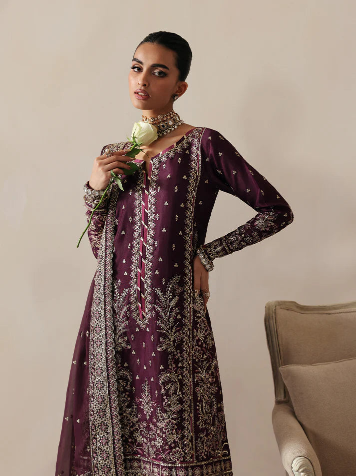 Gulaal Chiffon Embroidered Dress With Chiffon Dupatta SK 7064
