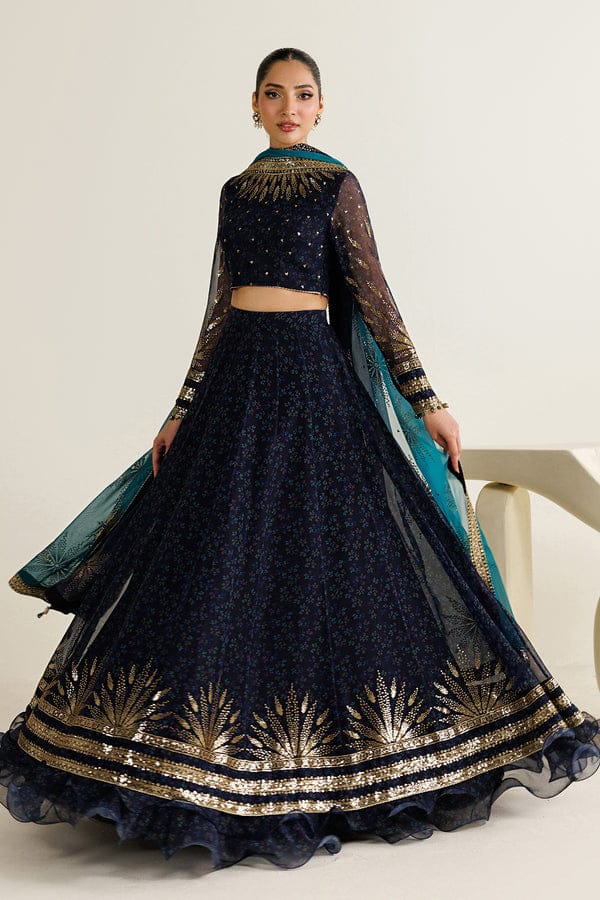 Jazmin New printed chiffon Embroidered Maxi MX 6024