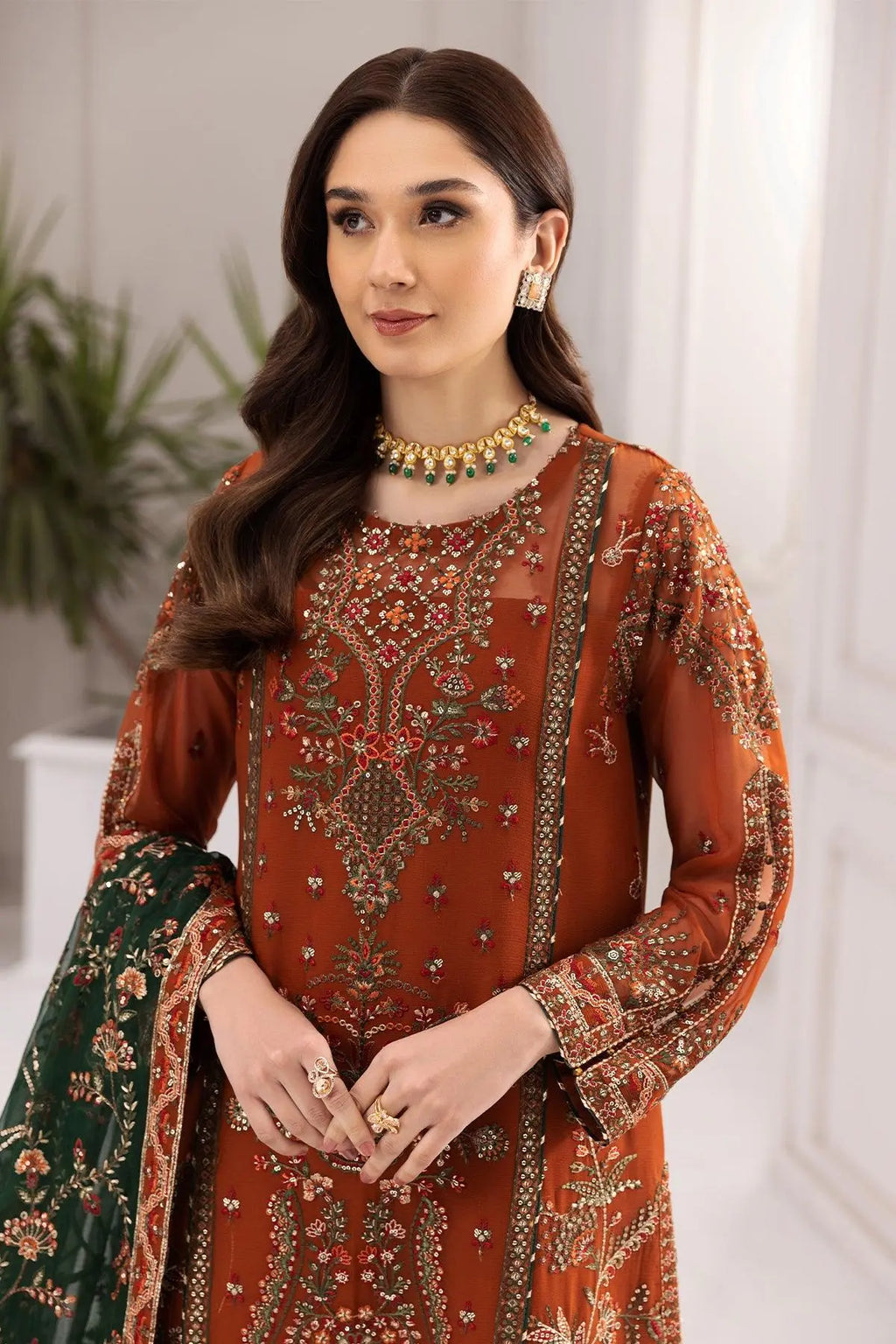 Alizeh Embroidered Chiffon SK 7061