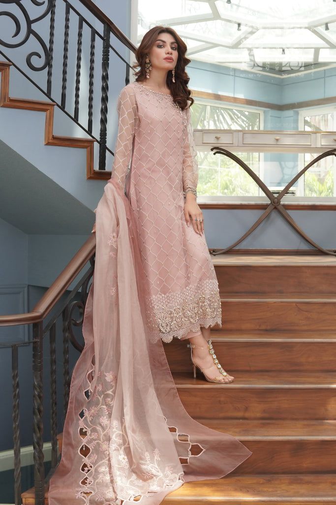 New Organza Embroidered SK 7068