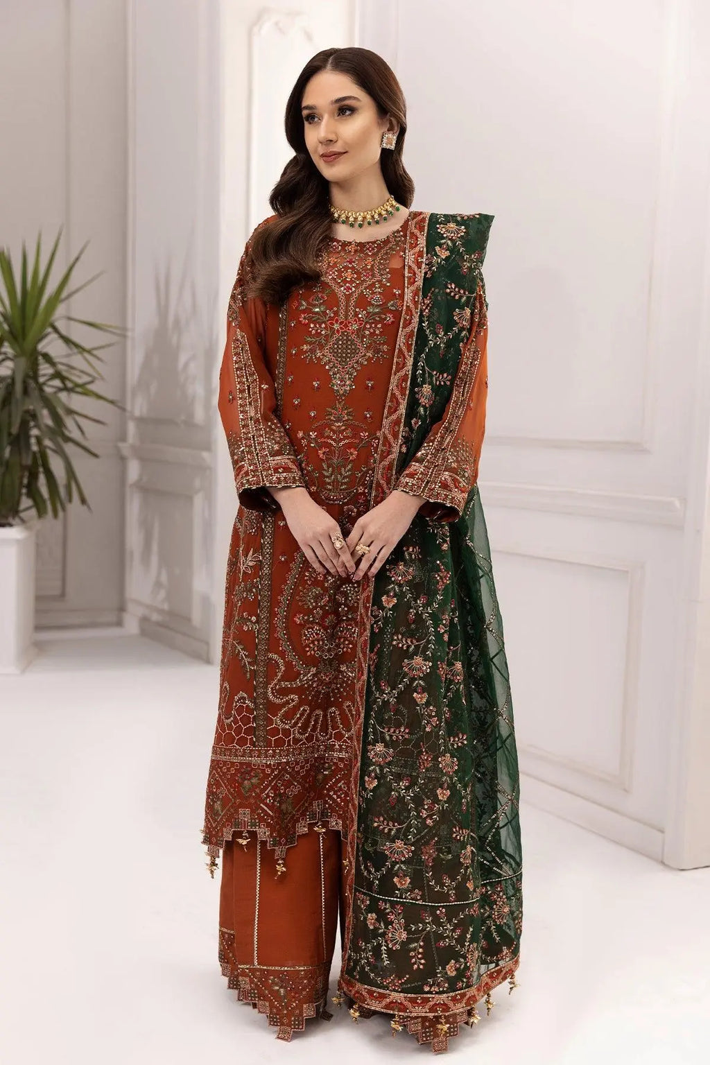 Alizeh Embroidered Chiffon SK 7061