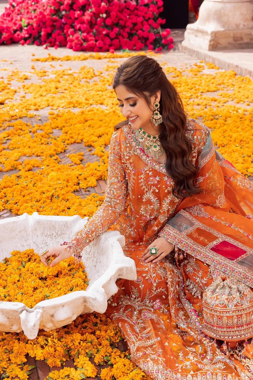Kanwal Malik Maxi SK 7085