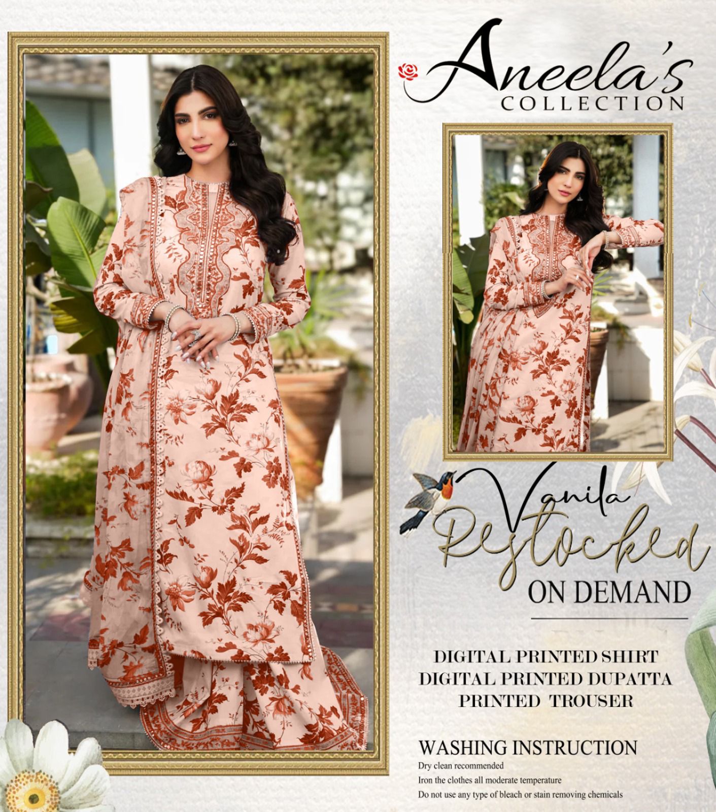Aneela's Collection Lawn LS 8028