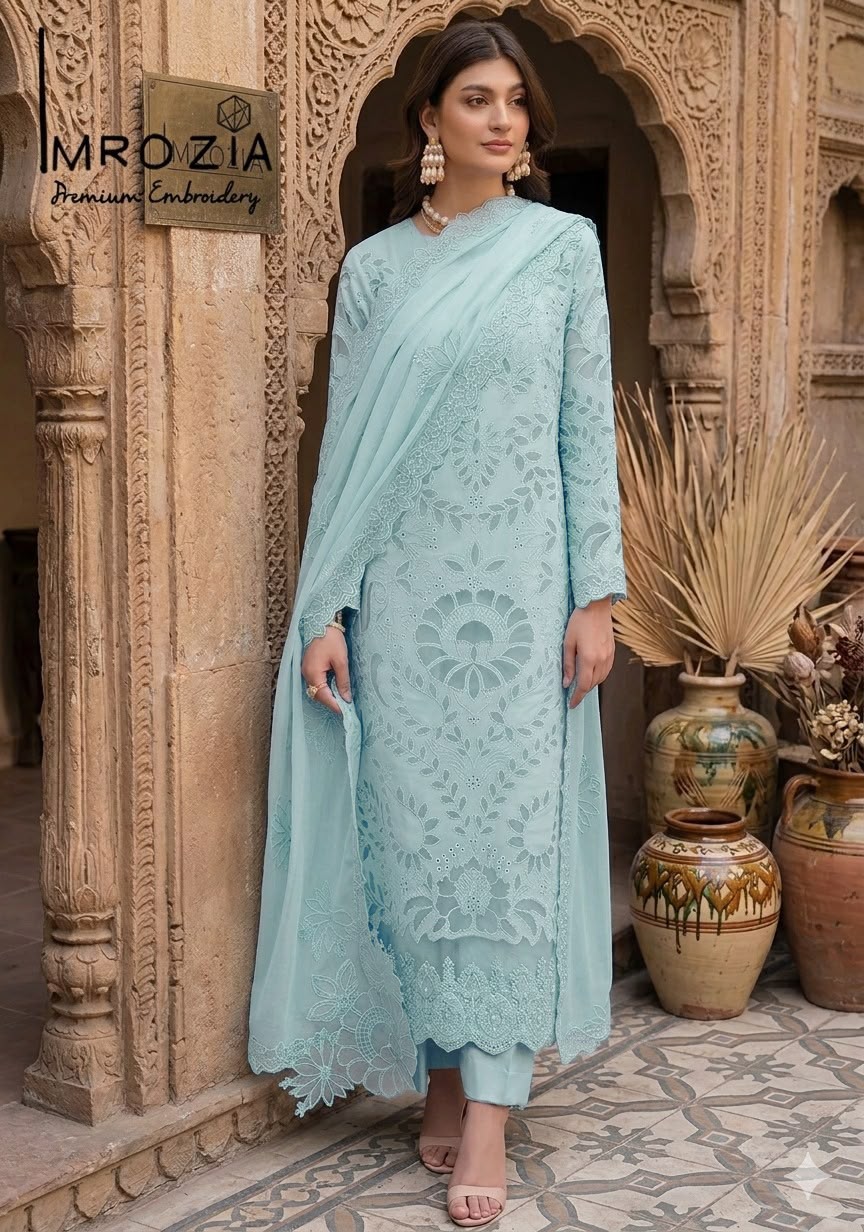 Imrozia Luxury Lawn Collection SK 7086fr