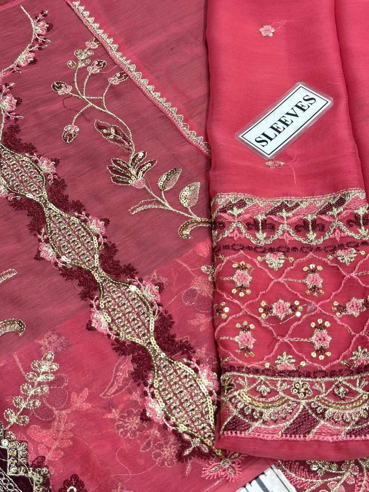 Asim Jofa Chiffon Dress SK 7039