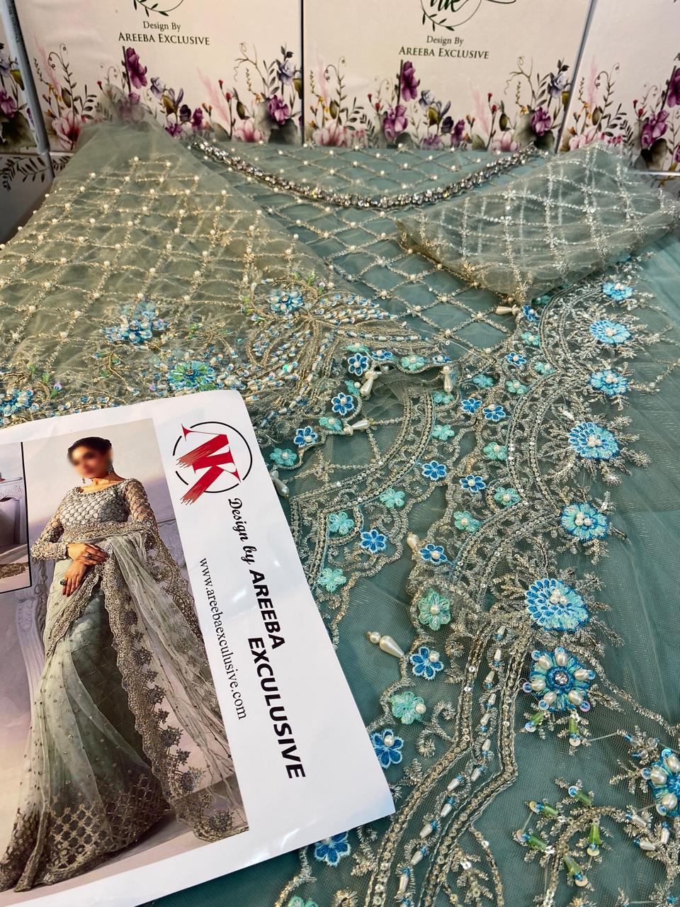 Maria B New Wedding Saree SR 5029