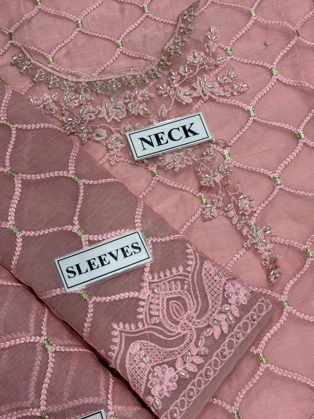 New Organza Embroidered SK 7068