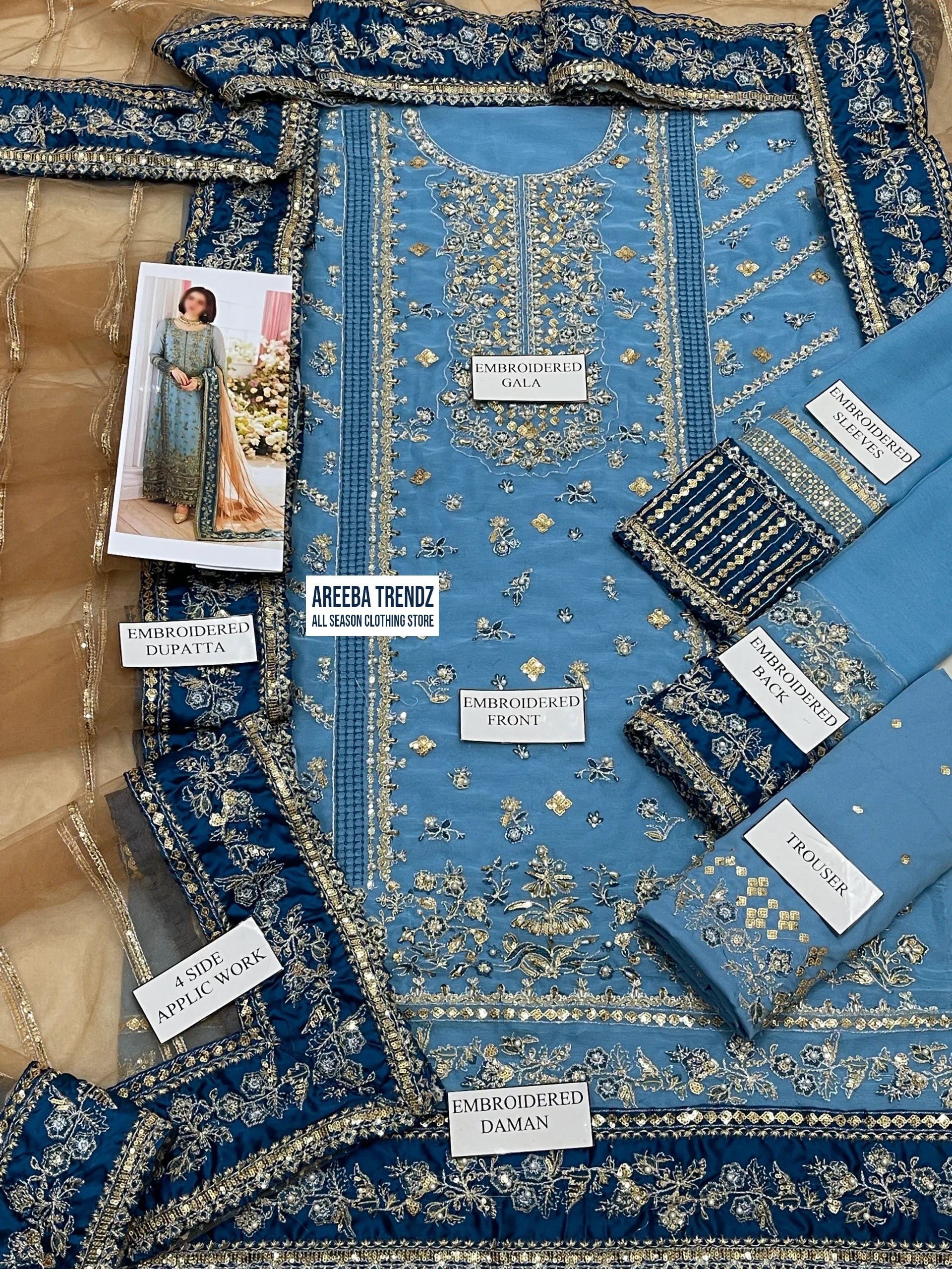 Charizma Dastan-e-Jashan Luxury Chiffon SK 7035