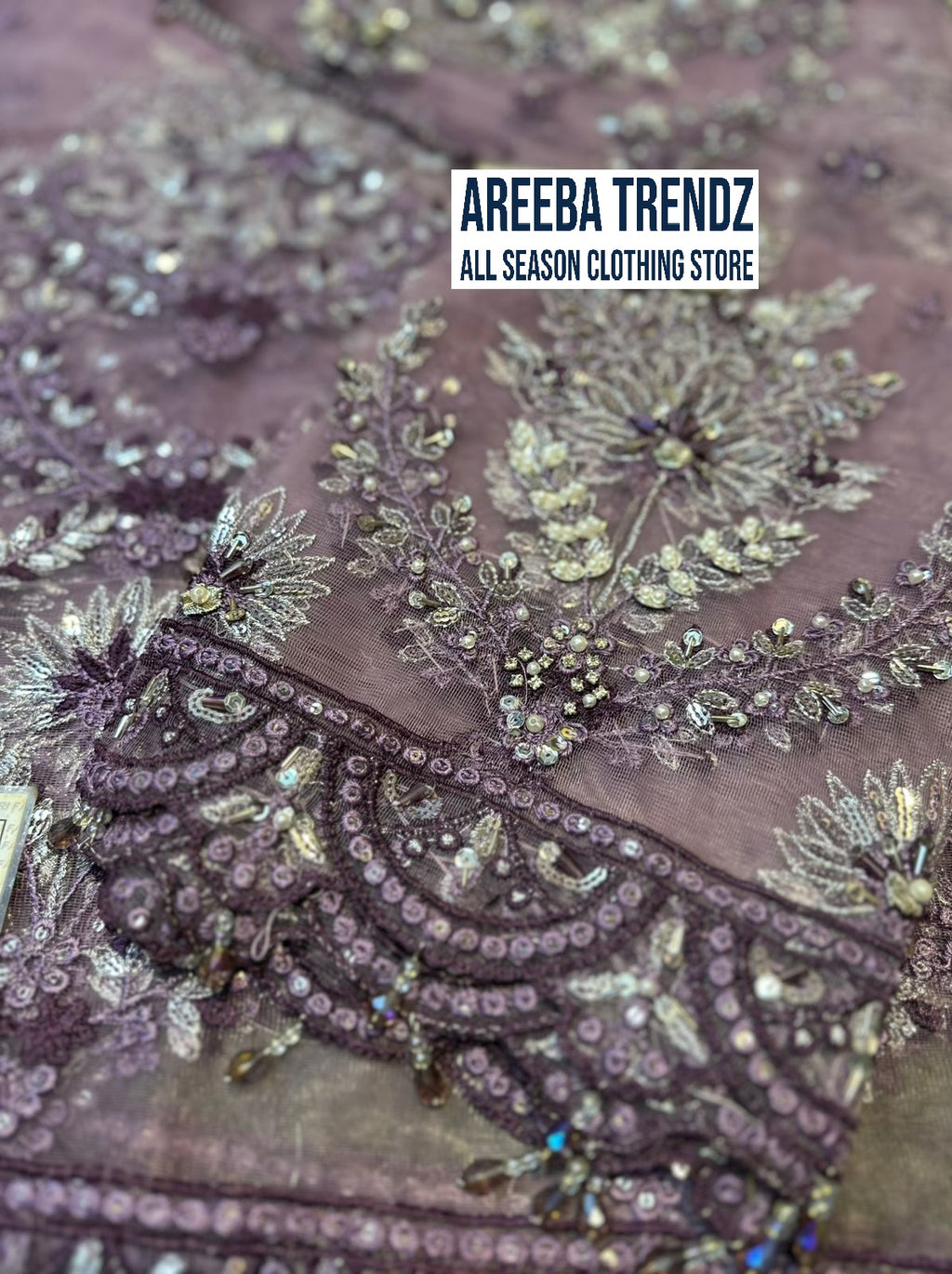 Maria B Couture Wedding Saree SR 5016