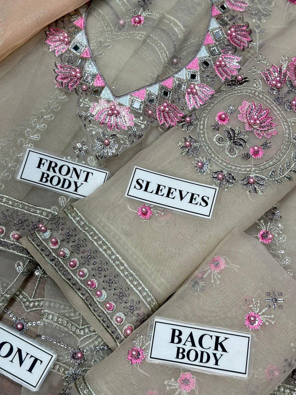 Qalamkar Embroidered Maxi MX 6019