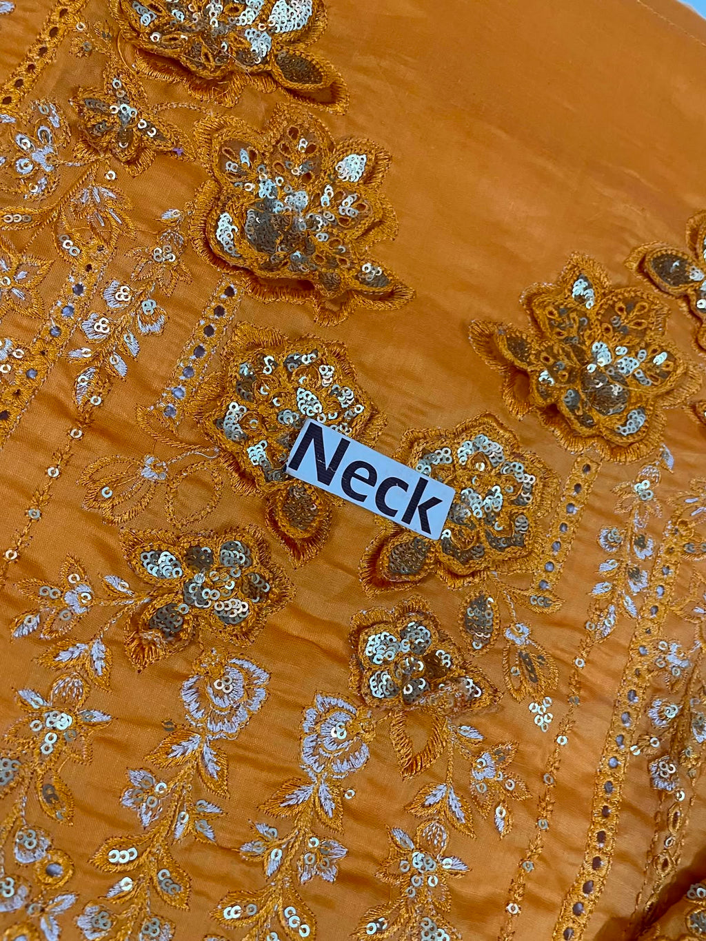 Maria B Unstitched Luxury chikankari SK