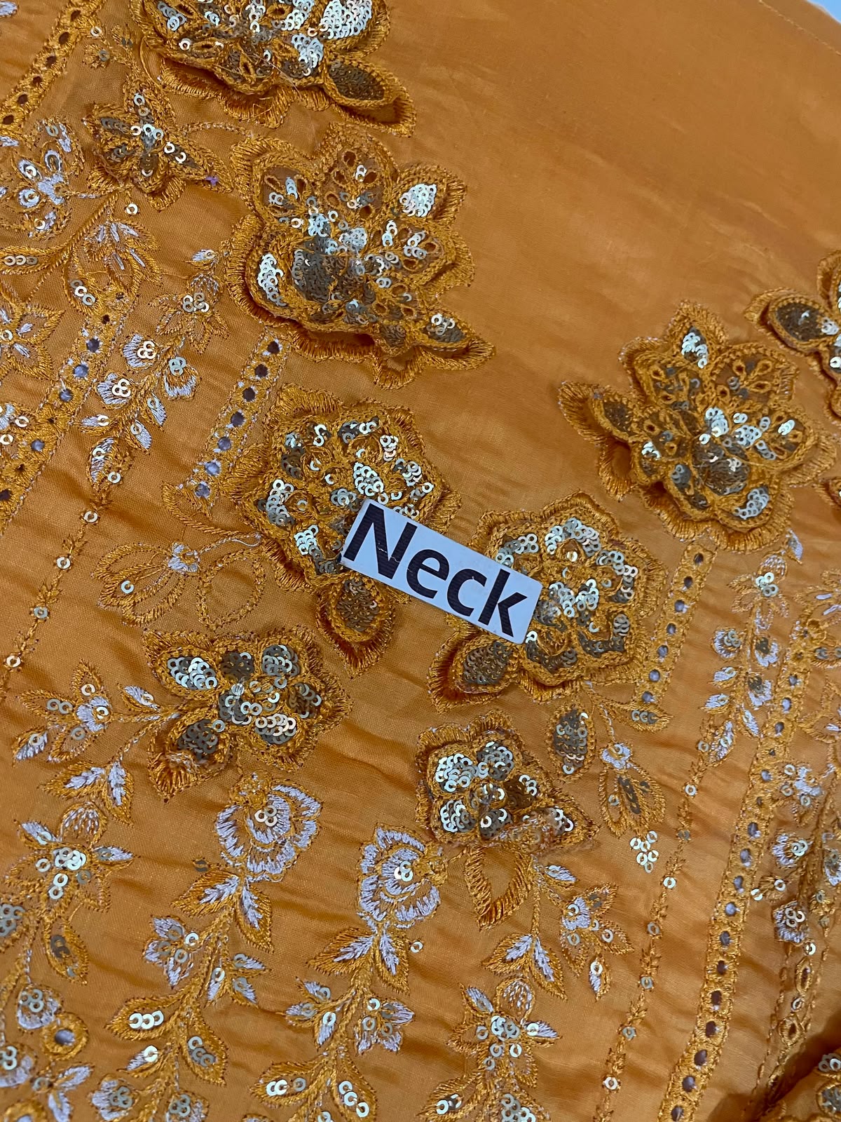 Maria B Unstitched Luxury chikankari SK
