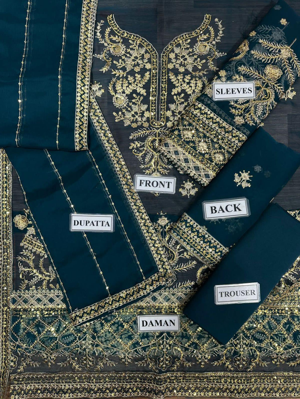 Asim Jofa Chiffon Dress SK 7038