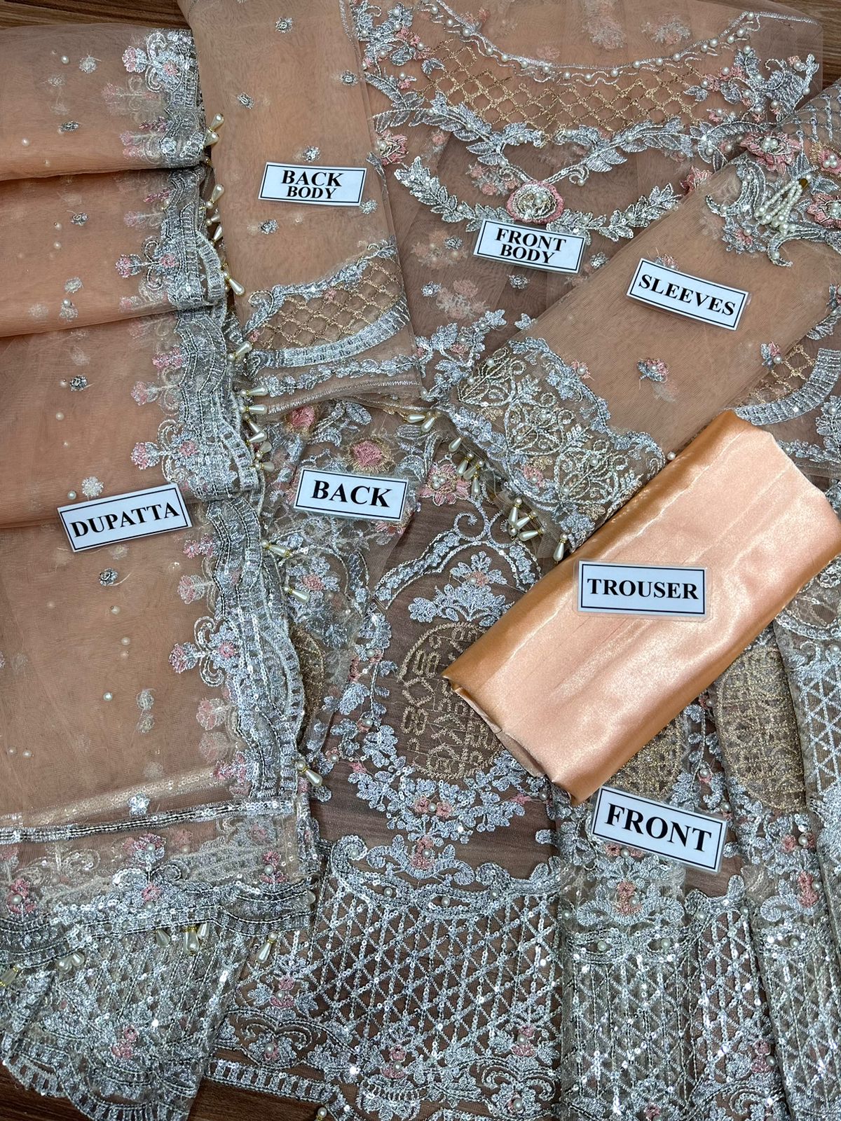 Maria B Bridal Luxury Net Maxi Embroidered MX 6012