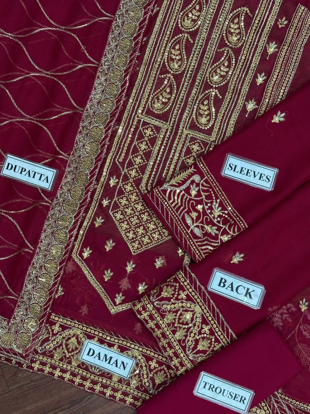 Asim Jofa Chiffon Dress SK 7037