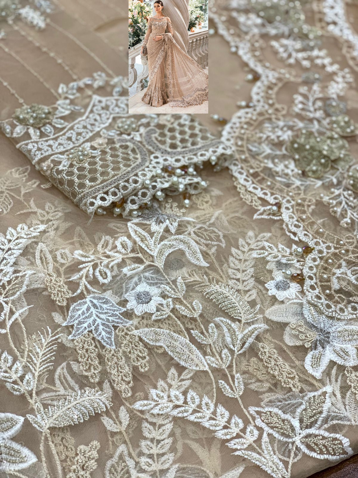 Maria B Wedding Saree SR 5025s