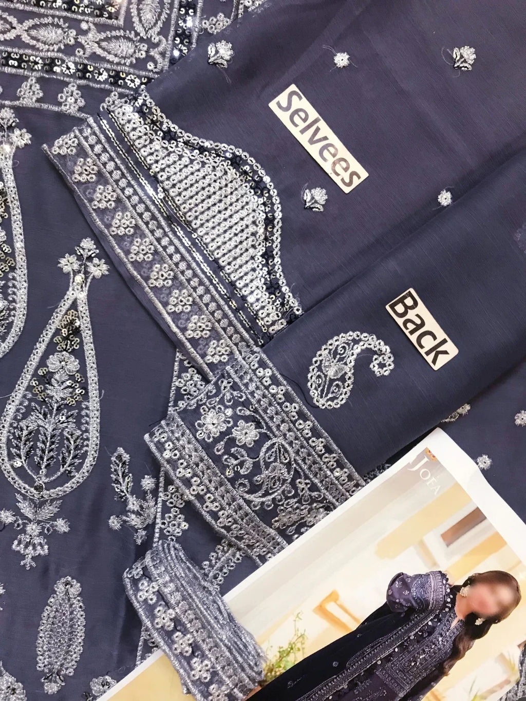 Asim Jofa Chiffon Dress SK 7030