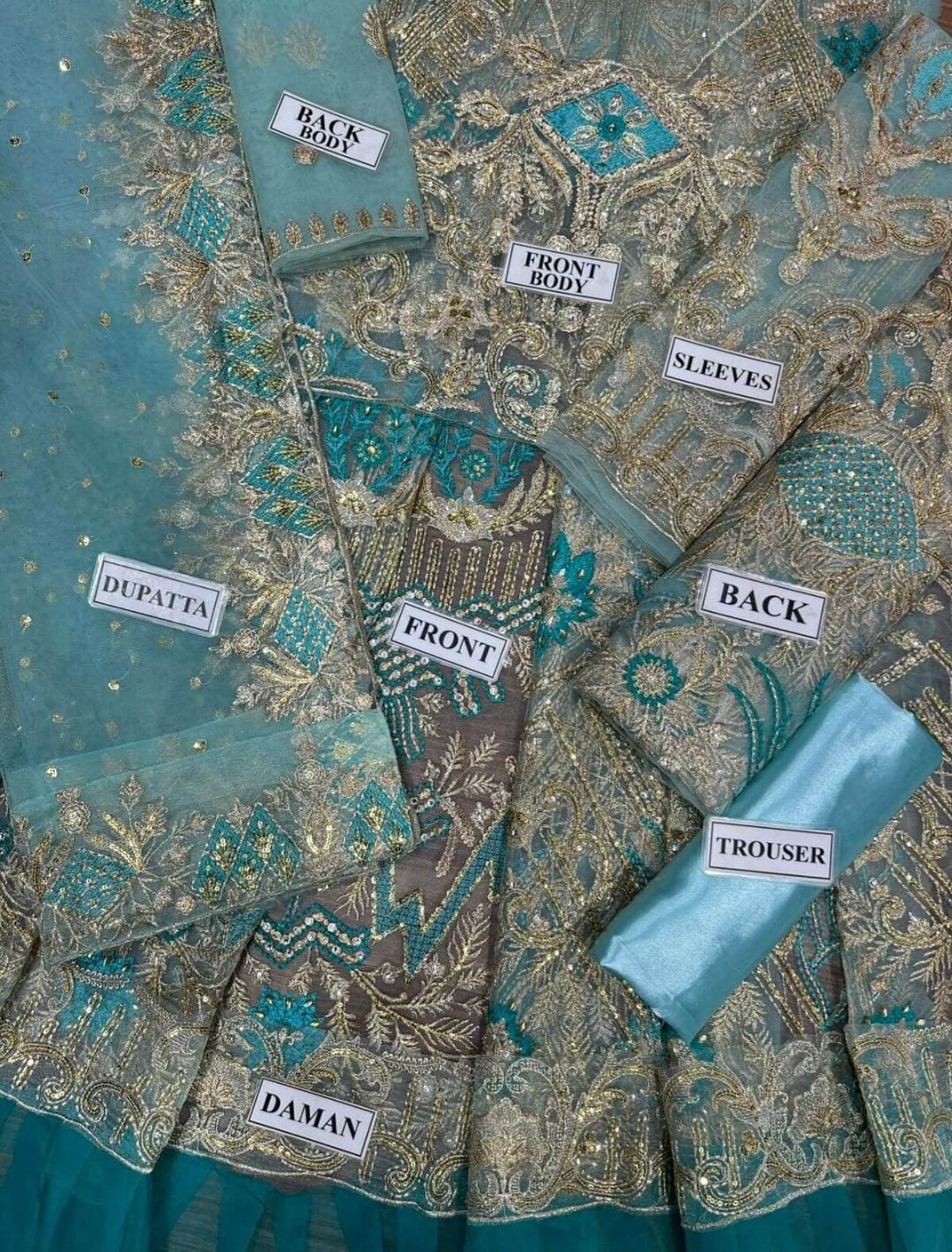 Hania Amir Bridal Maxi Pure Soft Net MX 6015