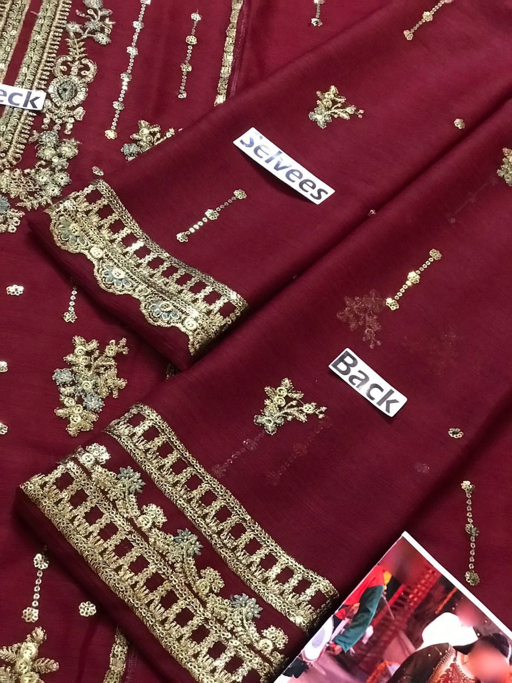 Asim Jofa Embroidered Chiffon SK 7059