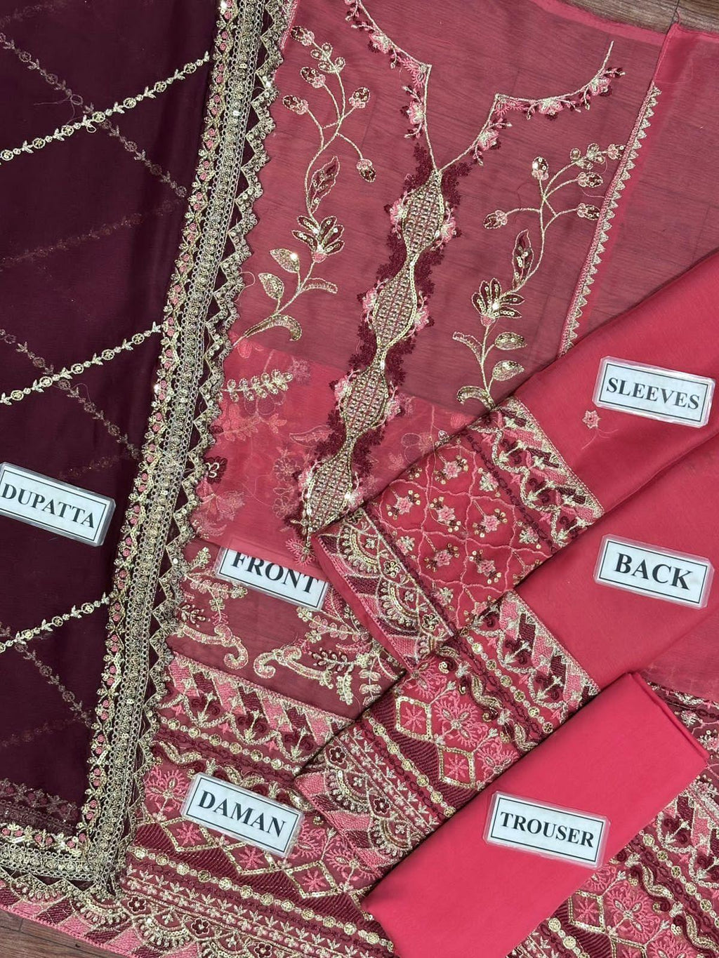 Asim Jofa Chiffon Dress SK 7039