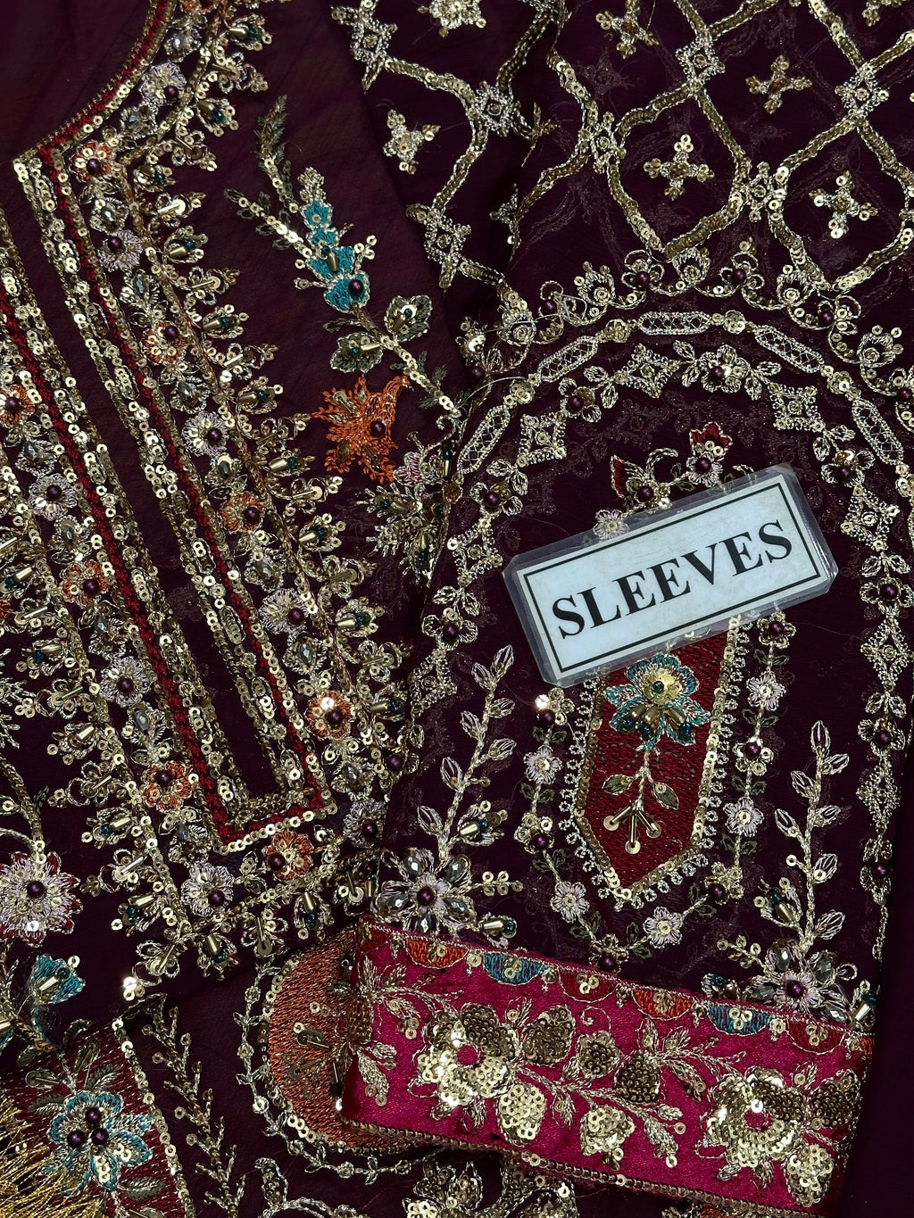 Maria B Mbroidered Wedding Suit SK 7021