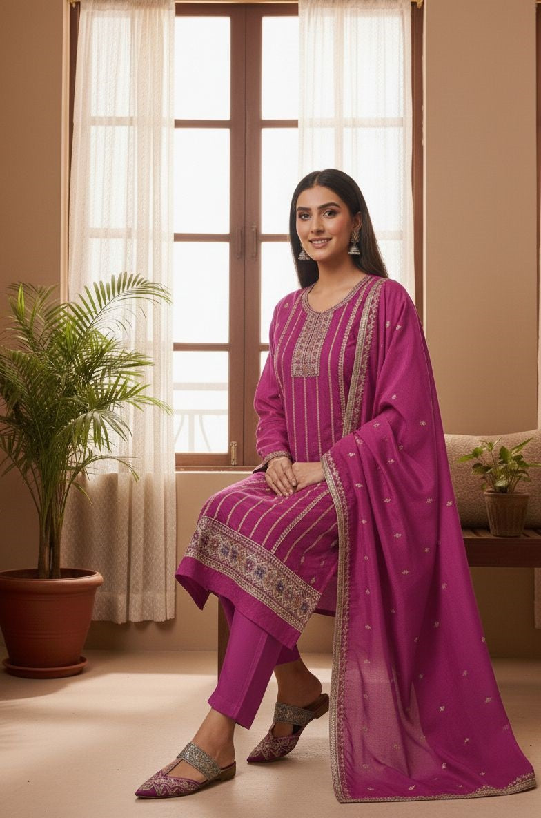 Indian Style Embroidered D.No 1117