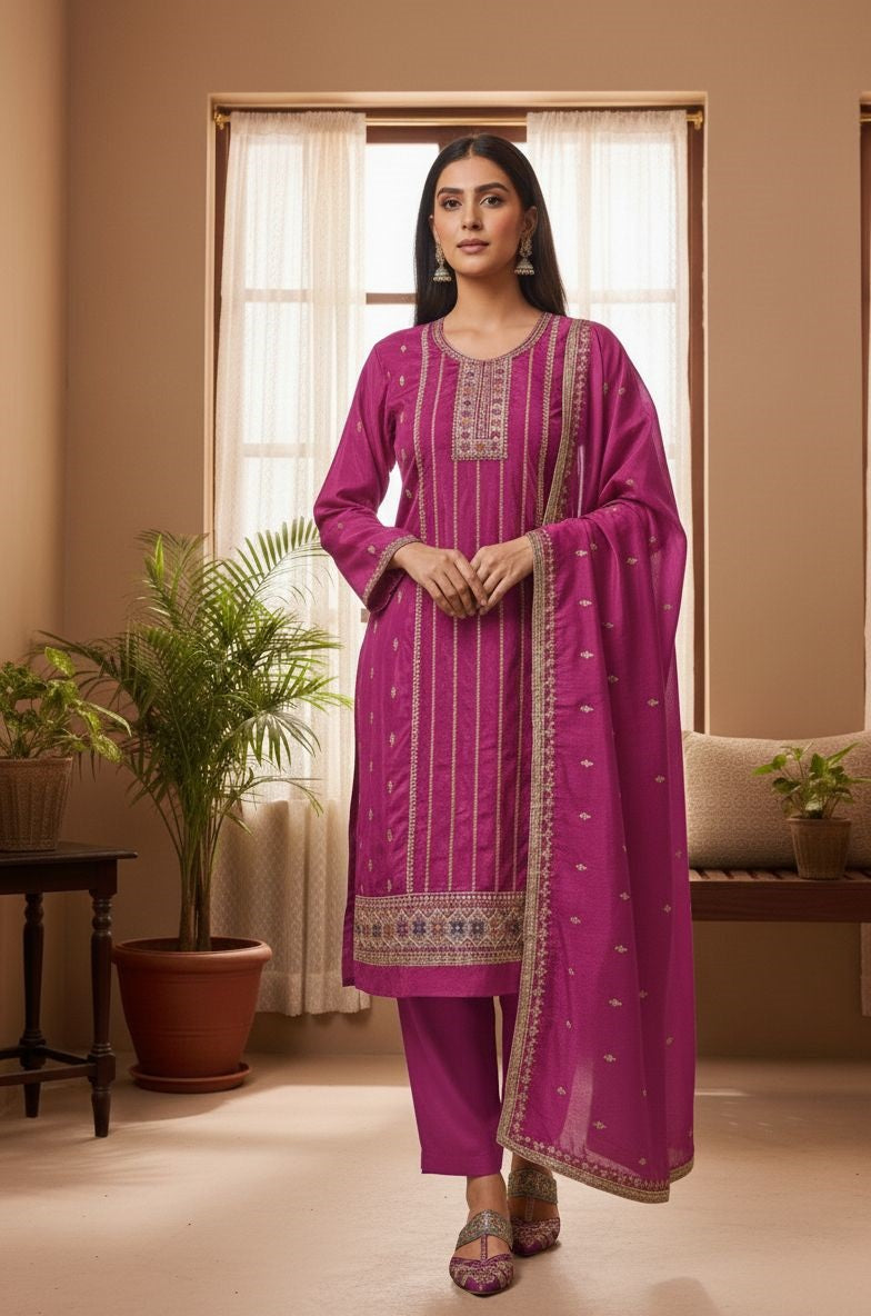 Indian Style Embroidered D.No 1117