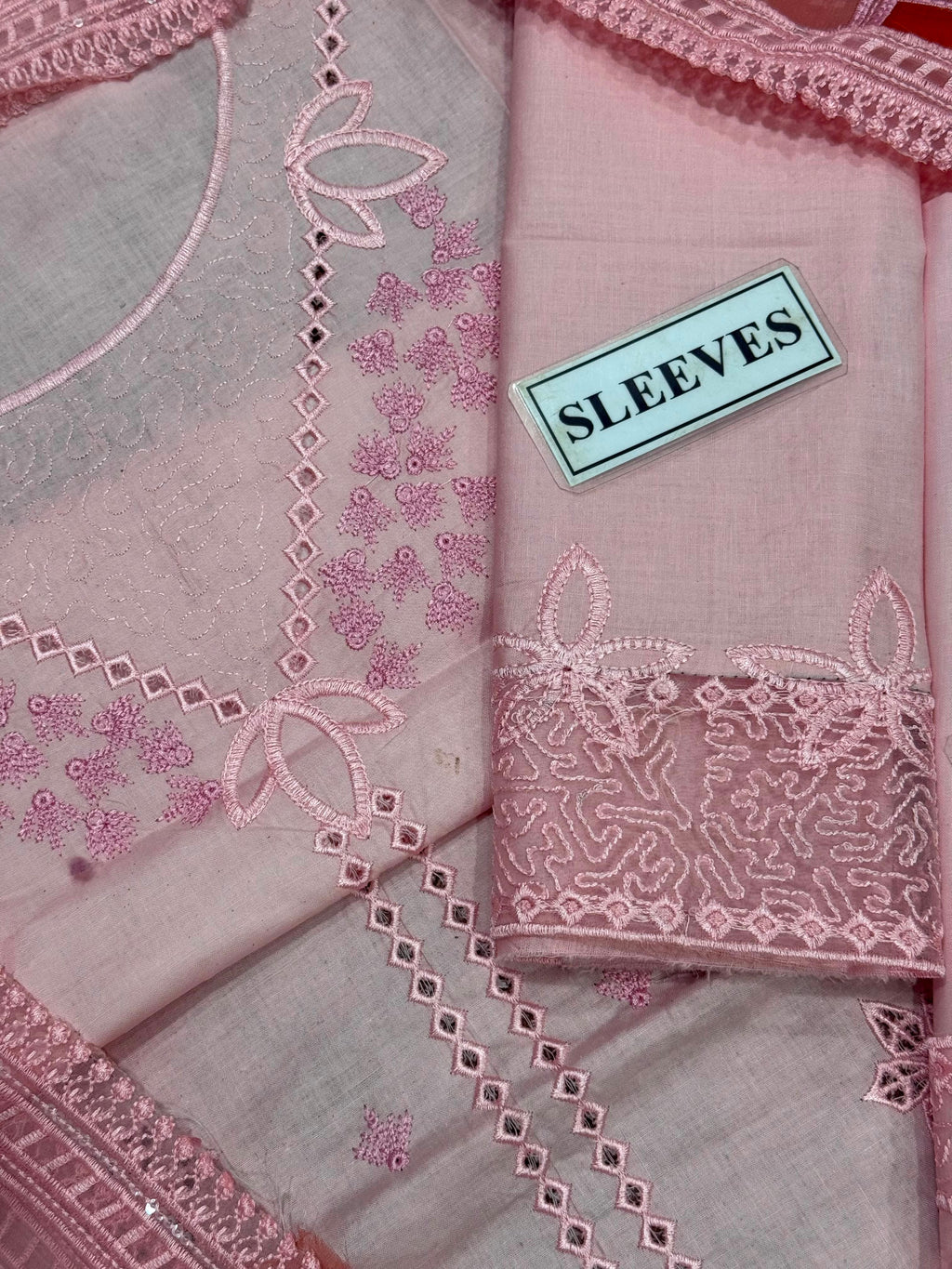 Sweet Peach Luxury Cotton Suit SK 7087