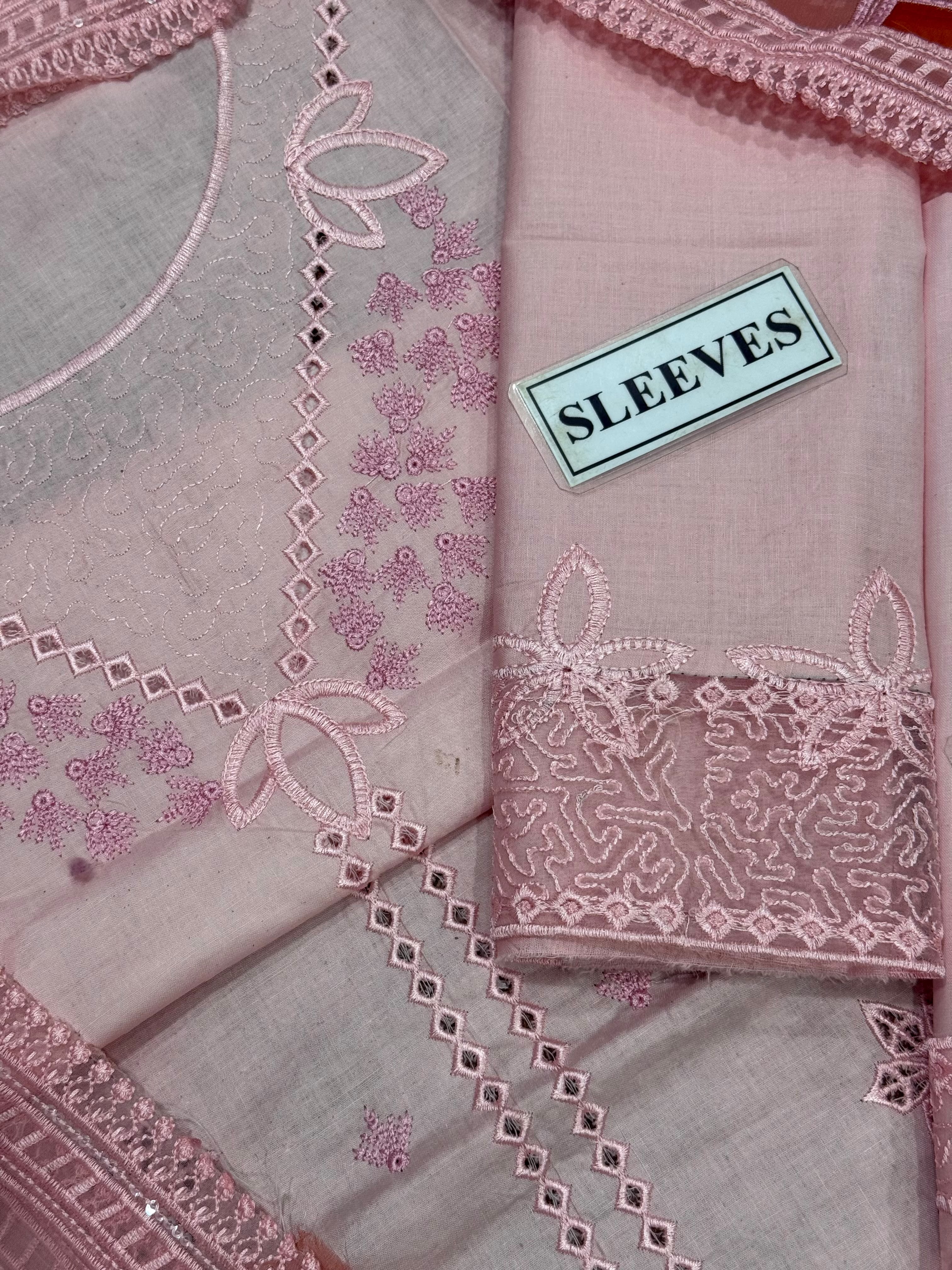 Sweet Peach Luxury Cotton Suit SK 7087