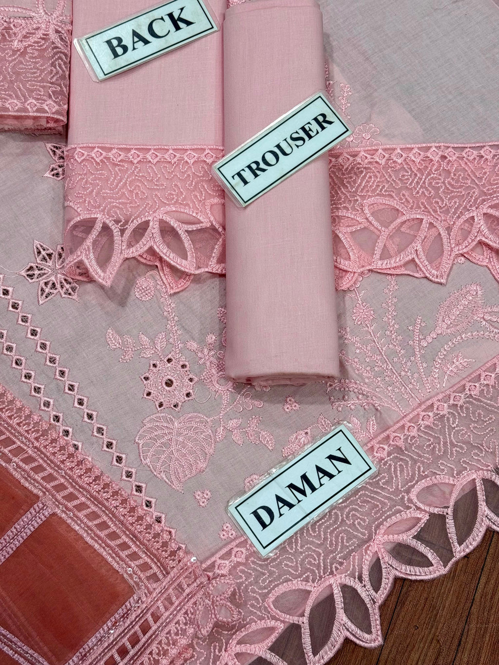 Sweet Peach Luxury Cotton Suit SK 7087