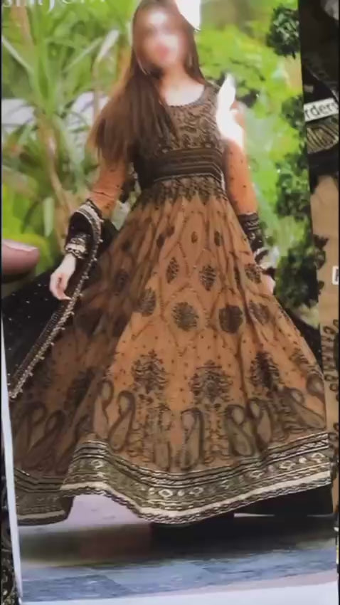 Asim Jofa Luxury Chiffon Embroidered Maxi MX 6016