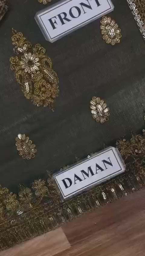 Asim Jofa Chiffon Dress SK 7023